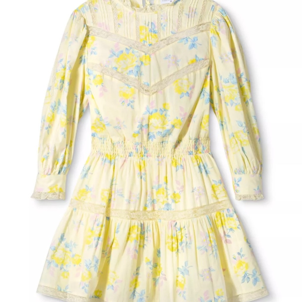 LOVESHACKFANCY FOR TARGET LOUISE PINTUCK YOKE DRESS